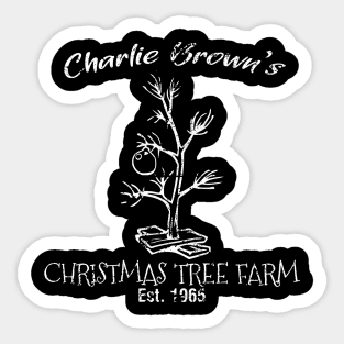 Brown's Christmas Tree Farm Sticker